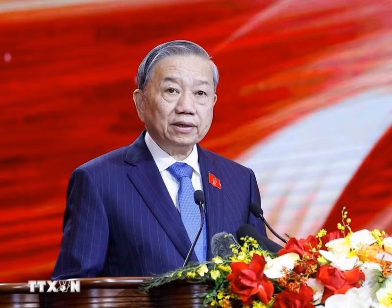 Le secrétaire général du Comité central du Parti communiste du Vietnam, To Lam. Photo : VNA.