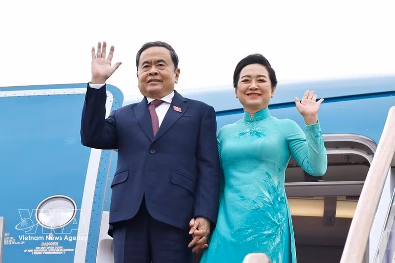 Le président de l’Assemblée nationale Trân Thanh Mân et son épouse achèvent mercredi leur visite officielle en République de Corée. Photo : VNA.