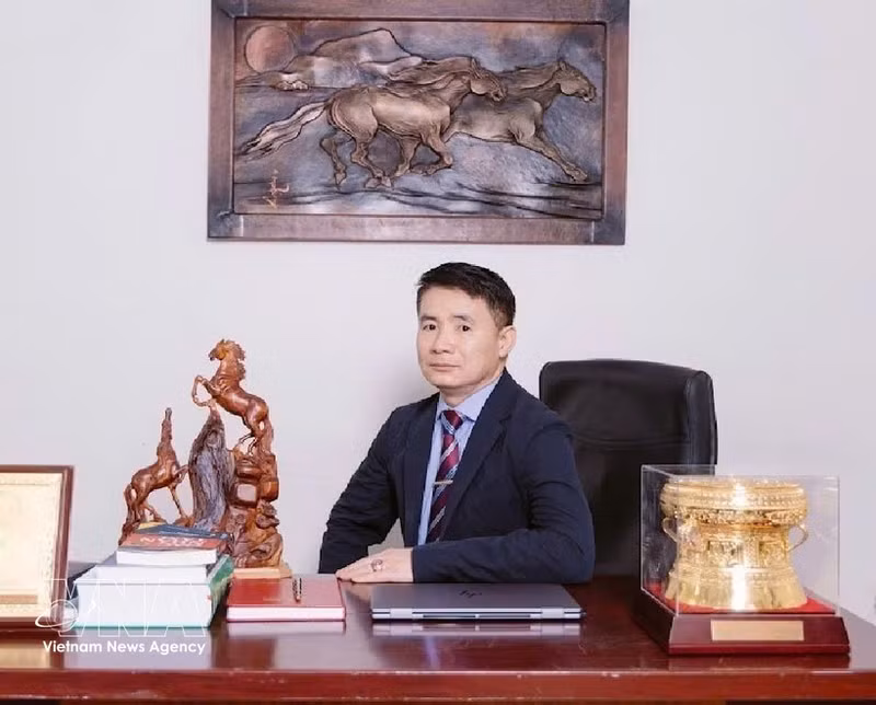 Le président de l’Association des Vietnamiens en Mongolie, Nguyen Huy Tuan. Photo : VNA.