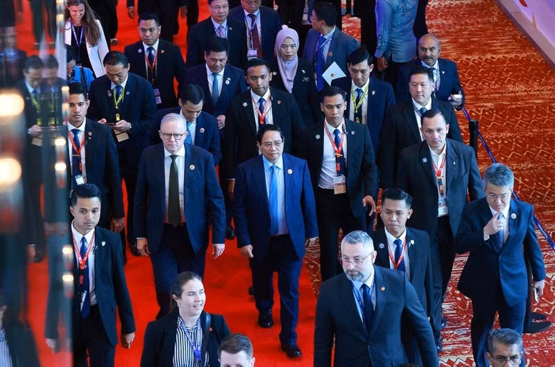 Le Premier ministre Pham Minh Chinh participe au Sommet de l'Asie de l'Est. Photo: VNA