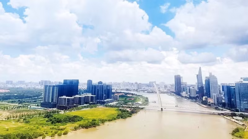 Un coin de Hô Chi Minh-Ville. Photo : NDEL.