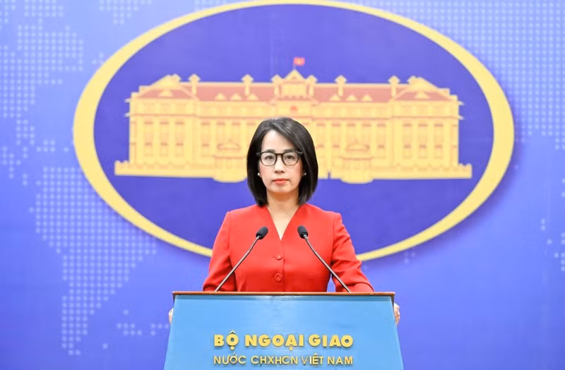 Pham Thu Hang, porte-parole du ministère des Affaires étrangères. Photo : ministère des Affaires étrangères 