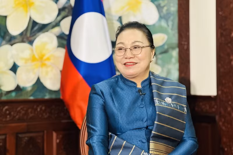 L’ambassadrice du Laos au Vietnam, Khamphao Ernthavanh. Photo: VNA