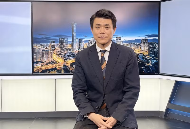 Le journaliste Wei Wei, chercheur chinois sur le Vietnam et chef du département de langue vietnamienne à la Radio et Télévision centrale de Chine. Photo diffusée par la VNA 