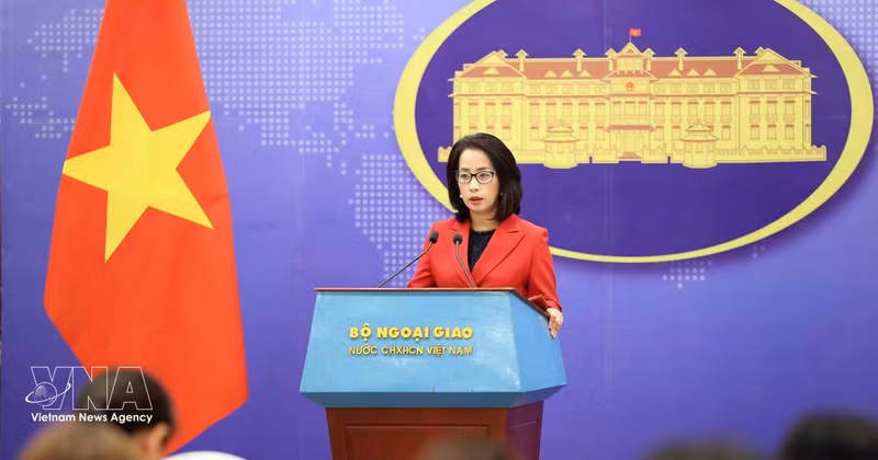 Pham Thu Hang, porte-parole du ministère des Affaires étrangères. Photo : VNA 