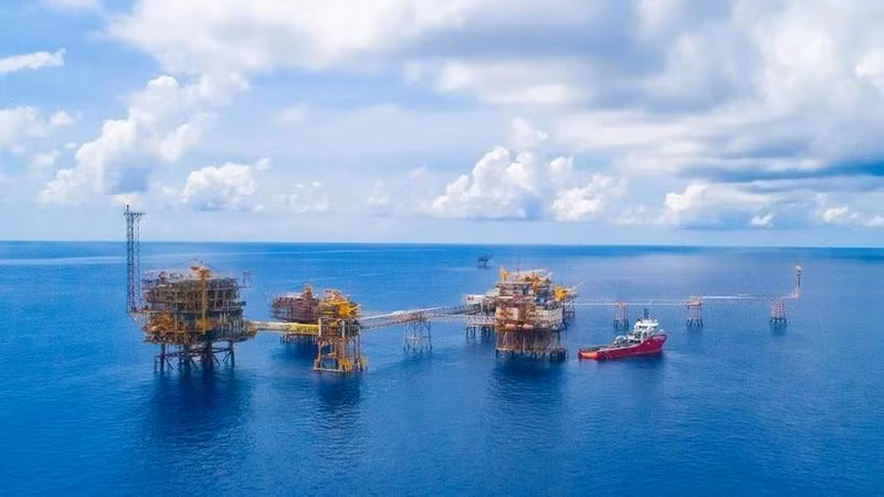 Activités d'exploration pétrolière et gazière sur le champ de Bach Ho par la coentreprise Vietsovpetro. Photo : Vietnam.
