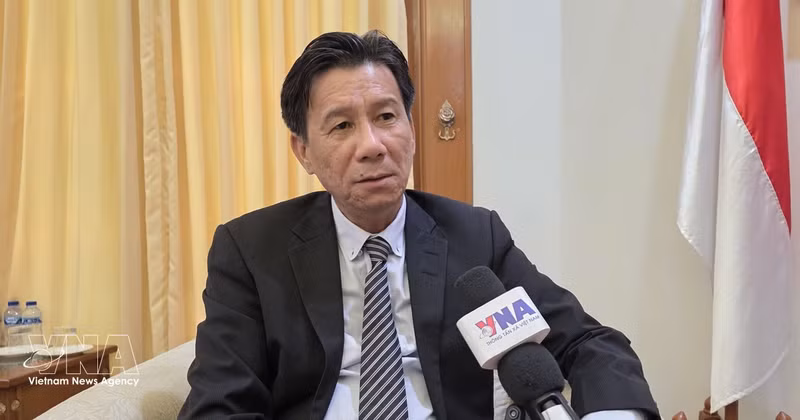 L'ambassadeur du Vietnam à Jakarta, Ta Van Thong. Photo : VNA. 