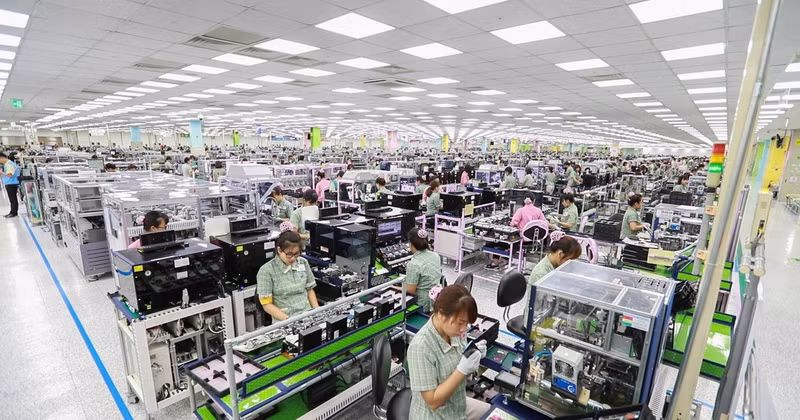 La production de Samsung Vietnam. Photo : VNA. 
