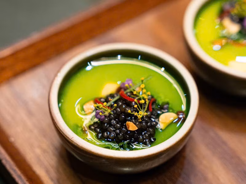 Un plat figurant au menu de la rencontre gastronomique Vietnam–Canada organisée à Hanoï. Photo : ambassade du Canada au Vietnam