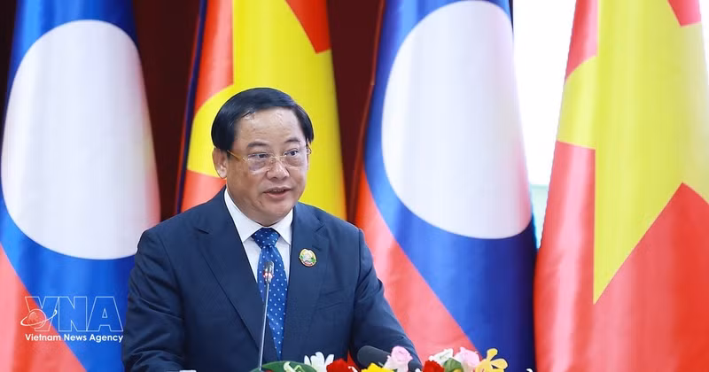 Le président de l'Assemblée nationale du Laos, Sonexay Siphandone. Photo : VNA.