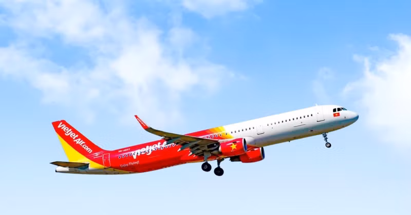 Un avion de Vietjet. Photo : Vietjet. 