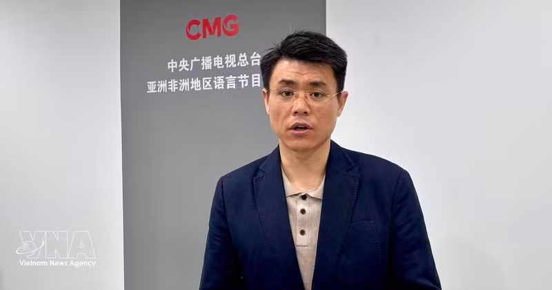 Wei Wei, chercheur chinois sur le Vietnam et chef du département de langue vietnamienne à la Radio et Télévision centrale de Chine. Photo : VNA. 