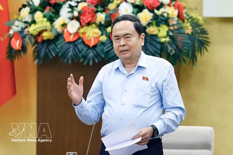 Le président de l’Assemblée nationale, Tran Thanh Man. Photo : VNA. 
