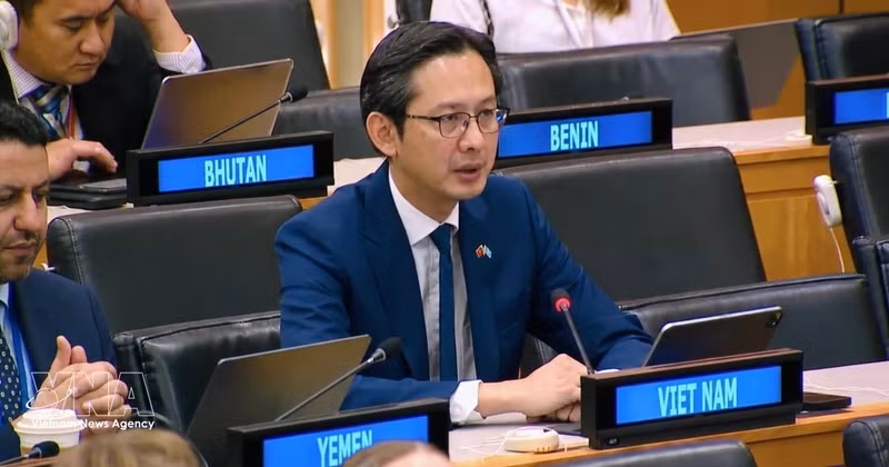 Ambassadeur Do Hung Viet, chef de la Mission permanente du Vietnam auprès de l’ONU. Photo : VNA. 