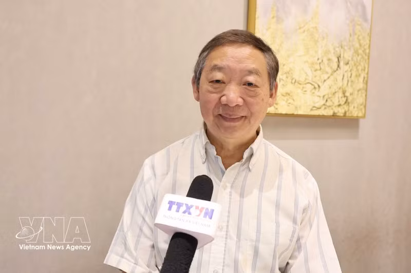 Le professeur Zhu Chenming, directeur honoraire de l’Institut de recherche sur l’Asie du Sud et l’Asie du Sud-Est, relevant de l’Académie des sciences sociales de la province chinoise du Yunnan. Photo : VNA 