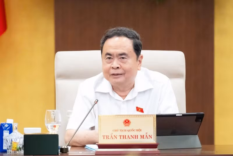 Le président de l’Assemblée nationale, Tran Thanh Man. Photo : VNA. 