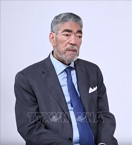 Miguel Mejía, secrétaire général du Mouvement de la gauche unie de la République dominicaine. Photo : VNA.
