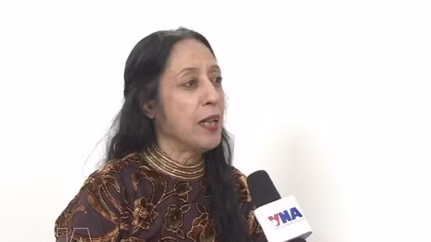 La professeure Reena Marwah, de l’Université de Delhi et secrétaire générale de l’Association of Asia Scholars (AAS). Photo : VNA.