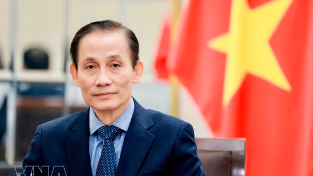 Le ministre vietnamien des affaires étrangères, Lê Hoài Trung Photo : Le ministère vietnamien des affaires étrangères.