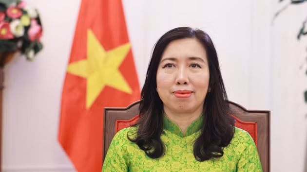 La vice-ministre des Affaires étrangères, Le Thi Thu Hang. Photo : VGP.