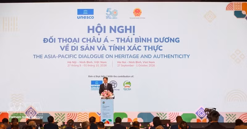 Le Dialogue Asie-Pacifique sur le patrimoine et l’authenticité s’est officiellement ouvert le 28 septembre à Hanoï, réunissant quelque 250 délégués vietnamiens et internationaux. Photo: VNA