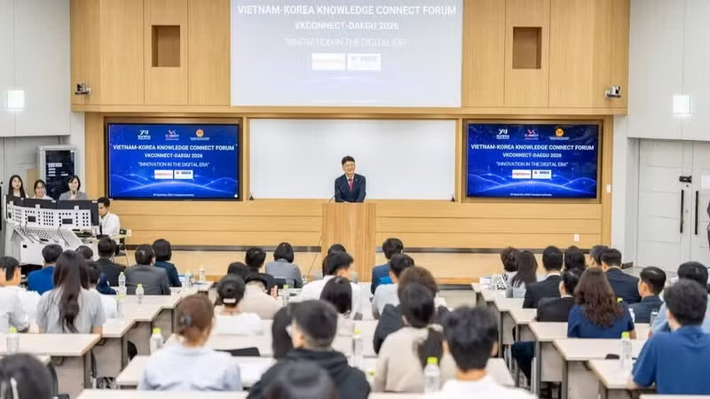 La vue générae du Forum de connexion des savoirs Vietnam–République de Corée: Photo: VKIBIA