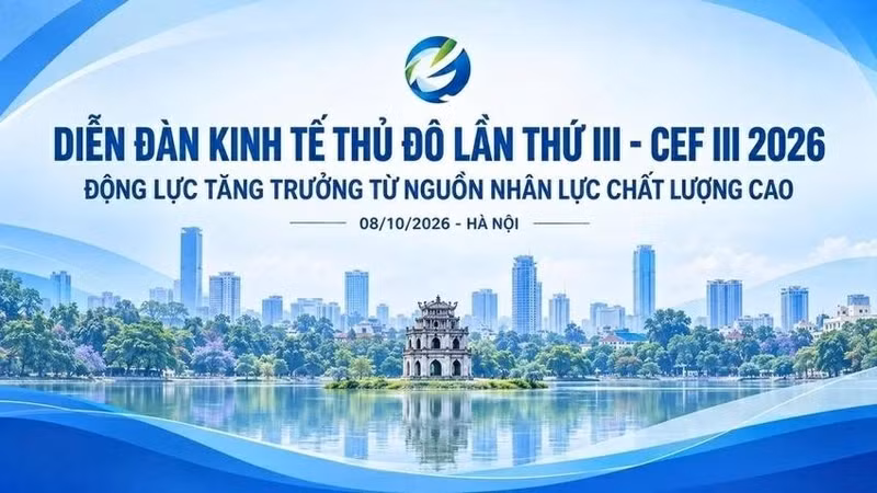 Le IIIe Forum économique de la capitale (CEF III) se tiendra le 8 octobre au sein du groupe Geleximco, sur le thème « Les ressources humaines hautement qualifiées, moteur de la croissance ». Photo: baoquocte.vn