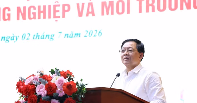 Le vice-Premier ministre Ho Quoc Dung s'exprime lors de l'événement. Photo: baochinhphu.vn 
