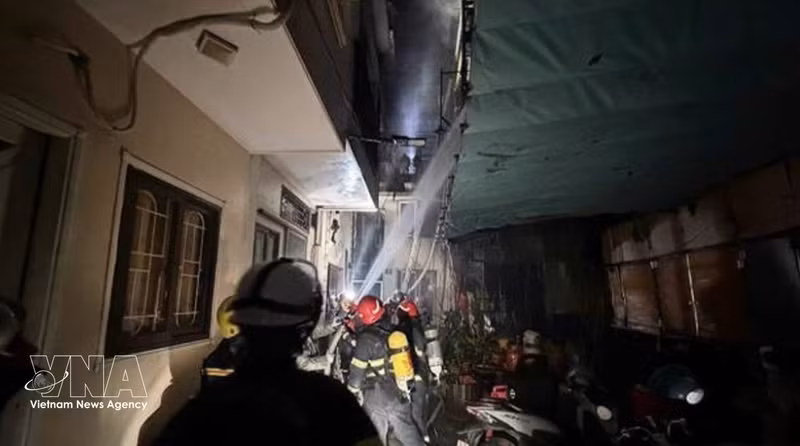 Le lieu de l’incident. Photo: VNA