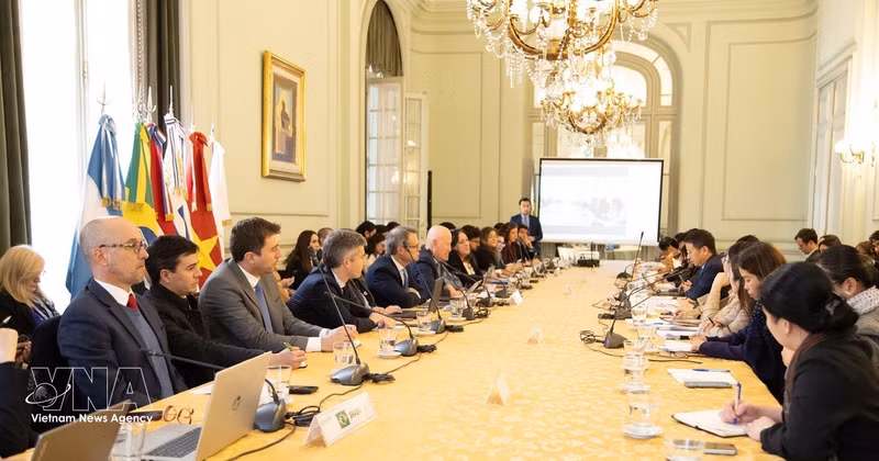 Première session de négociations du PTA Vietnam-Mercosur à Buenos Aires. Photo: VNA
