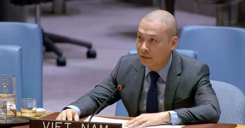 Le ministre-conseiller Nguyen Hoang Nguyen, Chargé d’affaires par intérim de la Mission permanente du Vietnam auprès des Nations Unies. Photo: VNA