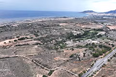 Construction de la zone de relogement destinée au projet de centrale nucléaire de Ninh Thuan 2. Photo : VNA.