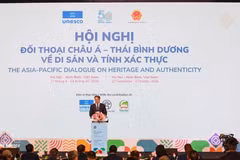Le Dialogue Asie-Pacifique sur le patrimoine et l’authenticité s’est officiellement ouvert le 28 septembre à Hanoï, réunissant quelque 250 délégués vietnamiens et internationaux. Photo: VNA
