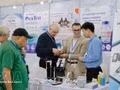Le salon a suscité plus de 18.000 inscriptions en ligne, environ 75% des acheteurs professionnels provenant d'usines, de sous-traitants industriels, de distributeurs et des services achats des marques au Vietnam. Photo: VNA.