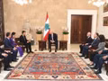 Le président libanais Joseph Aoun a reçu l'ambassadeur du Vietnam en Égypte et au Liban, Nguyen Nam Duong, à l'occasion de la présentation de ses lettres de créance le 15 octobre. Photo : Ambassade du Vietnam en Égypte. 