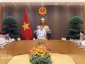 Le vice-Premier ministre Le Tien Chau a présidé une réunion consacrée à l’état d’avancement de la révision générale du système des documents normatifs juridiques. Photo : VNA.