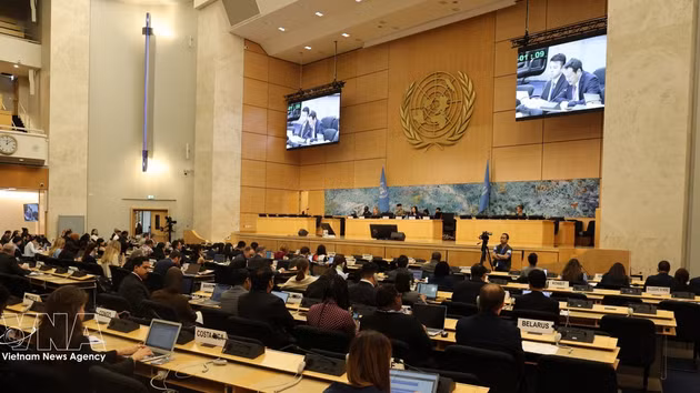 La 63e session du Conseil des droits de l’homme de l’ONU. Photo : VNA.