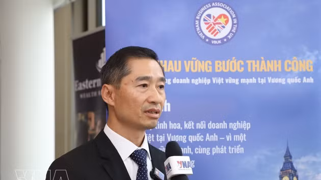 M. Trinh Ngoc Cuong, vice-président de la VBUK. Photo : VNA.