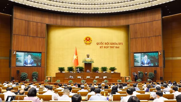 Vue d’ensemble de la deuxième session de la 16e législature, à Hanoi, le 20 octobre. Photo : VNA.