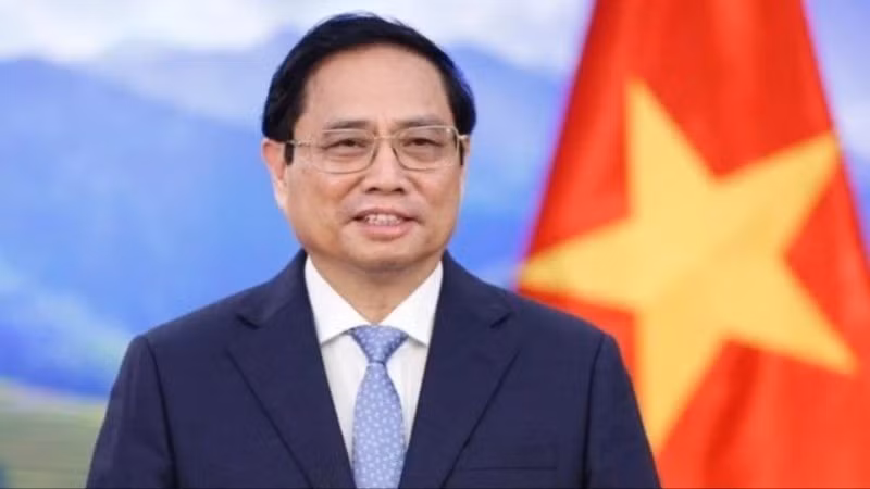 Le Premier ministre Pham Minh Chinh. Photo : NDEL. 