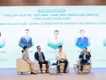 Les intervenants échangent sur le renforcement de la coopération Vietnam-Japon dans le domaine des technologies stratégiques. (Photo : HNV)