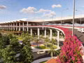 Vue en perspective du terminal 2 de l'aéroport international de Phu Quoc. Photo : PV/Vietnam+