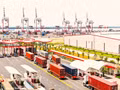 Le port international de Long An. Photo: VNA