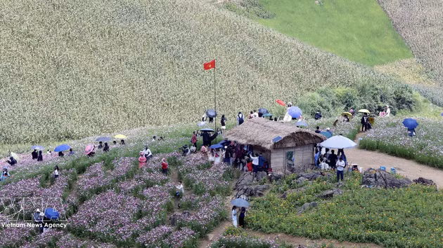 Du 31 août au 2 septembre, une série d’activités culturelles, sportives et touristiques s’est tenue à la porte frontière internationale de Long Sap, dans la commune de Long Sap, attirant de nombreux visiteurs et habitants des zones frontalières du Vietnam et du Laos. Photo : VNA.
