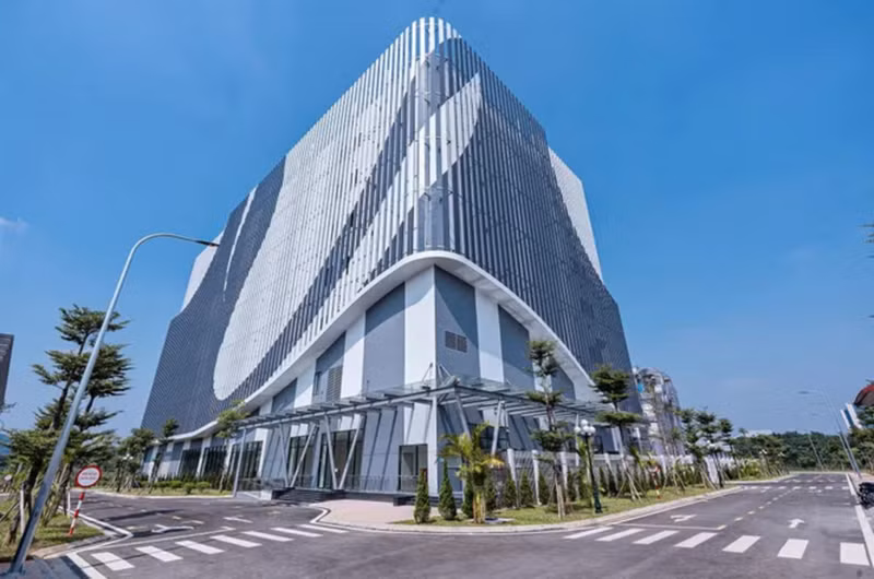 Le centre des donnés VNPT, de l'envergre la plus géante au Vietnam, implanté à Hanoï. Photo : VNPT