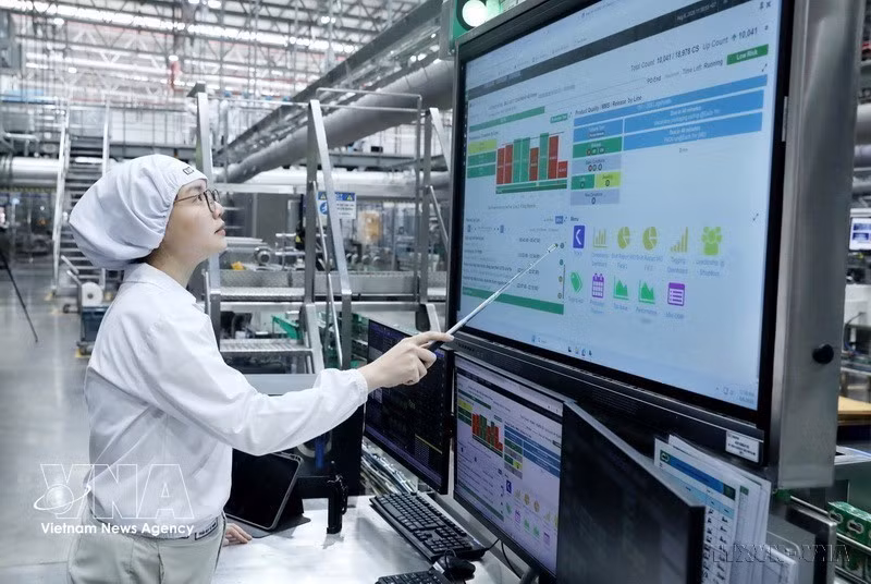 Nestlé Vietnam Group est une entreprise à 100 % participation suisse qui augmente continuellement son capital d'investissement et élargit ses activités dans la province de Hung Yen de 2017 à aujourd'hui. Photo : VNA. 