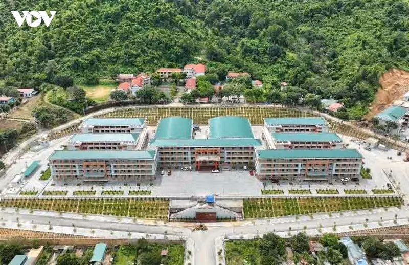 Pour l’année scolaire 2026-2027, la province de Lai Chau prévoit d’inaugurer et de mettre en service cinq écoles internats multi-niveaux dans les communes frontalières. Photo : VOV