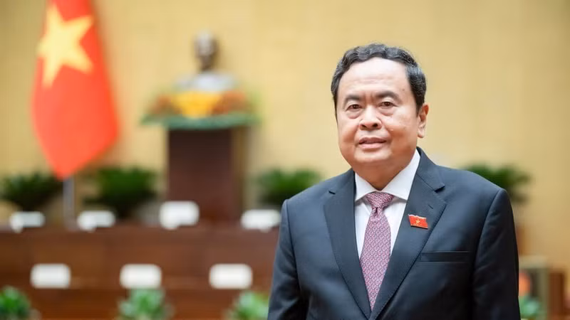 Le président de l’AN vietnamienne, Tran Thanh Man. Photo : NDEL
