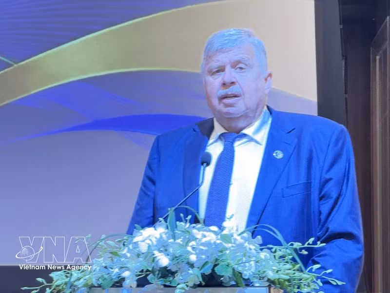 Andrey Belyaninov, secrétaire général du Conseil mondial du peuple et membre de la Commission de la Fédération de Russie pour l’UNESCO. Photo : VNA 