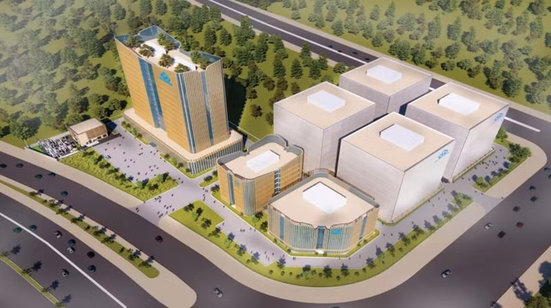 CMC Hyperscale DC SHTP est un centre de données hyperscale situé à l'entrée est de Hô Chi Minh-Ville. Photo : Vietnamnet